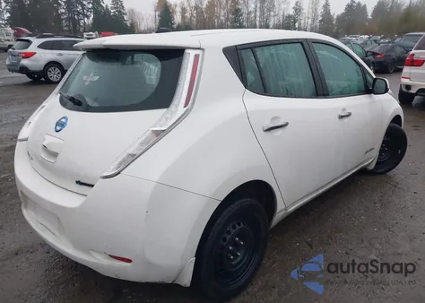 2015 Nissan Leaf S из США, поврежденный, VIN 1N4AZ0CP6FC305003